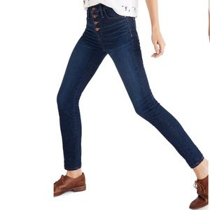 Madewell button front jeans